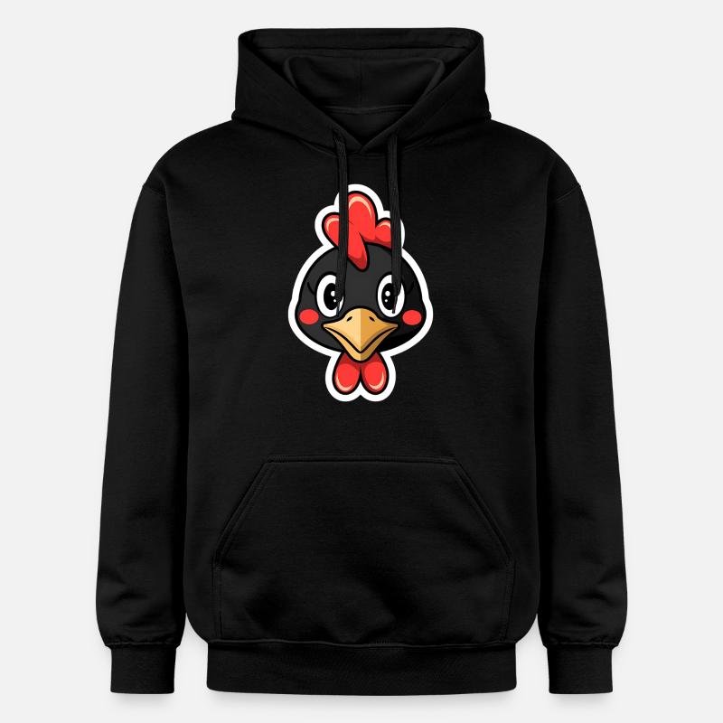 dinde - Sweat à capuche Softstyle® Gildan Unisexe - noir