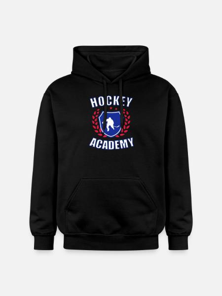 Hockey Academy 2 - Gildan Unisex Softstyle® Midweight Hoodie - black