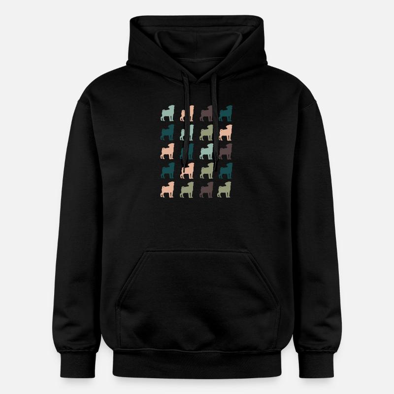 Mops - Sweat à capuche Softstyle® Gildan Unisexe - noir