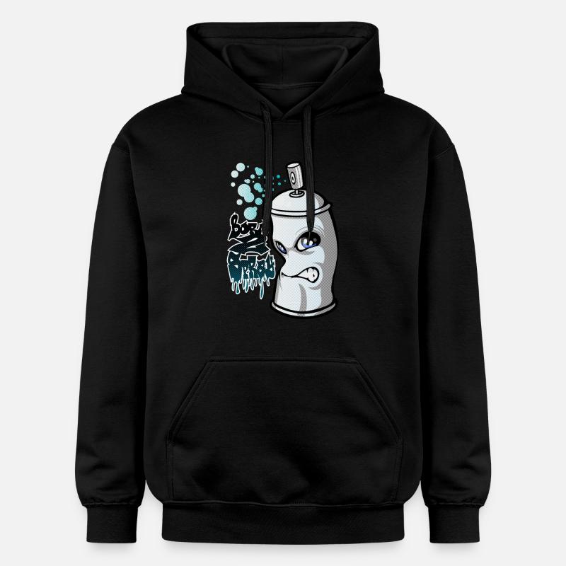 Paint Spray and graffiti - Sweat à capuche Softstyle® Gildan Unisexe - noir