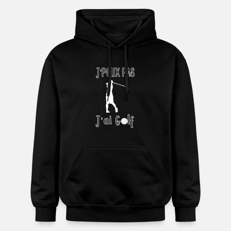 J'peux pas J'ai Golf - Sweat à capuche Softstyle® Gildan Unisexe - noir