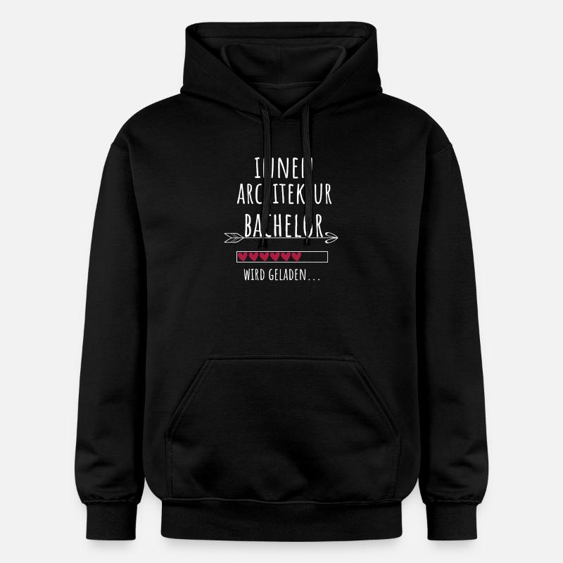 Innenarchitektur Bachelor Studium Geschenk - Gildan Unisex Softstyle® Midweight Hoodie - Schwarz