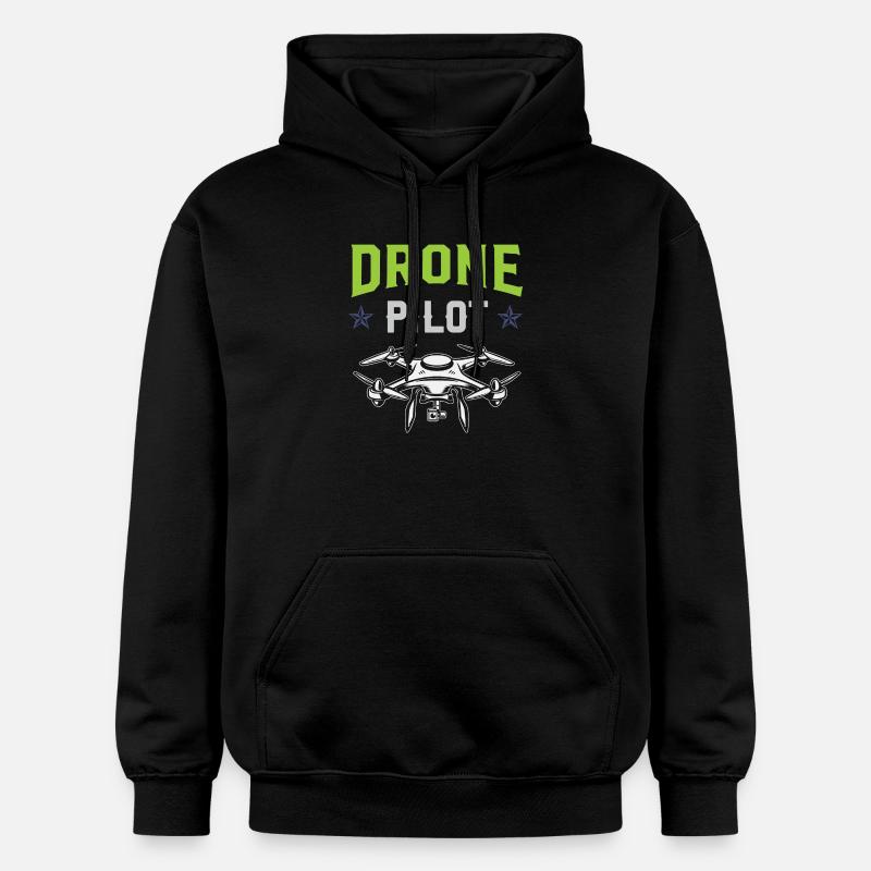 Pilote de drone - Sweat à capuche Softstyle® Gildan Unisexe - noir