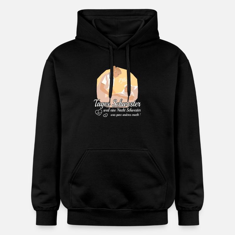 Sœur de jour - Sweat à capuche Softstyle® Gildan Unisexe - noir