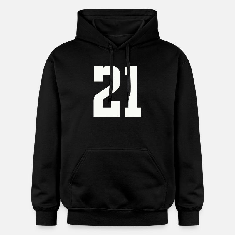 21 - Sweat à capuche Softstyle® Gildan Unisexe - noir