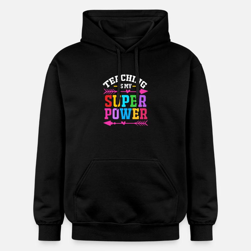 Lehrer der Mittelstufe - Gildan Unisex Softstyle® Midweight Hoodie - Schwarz