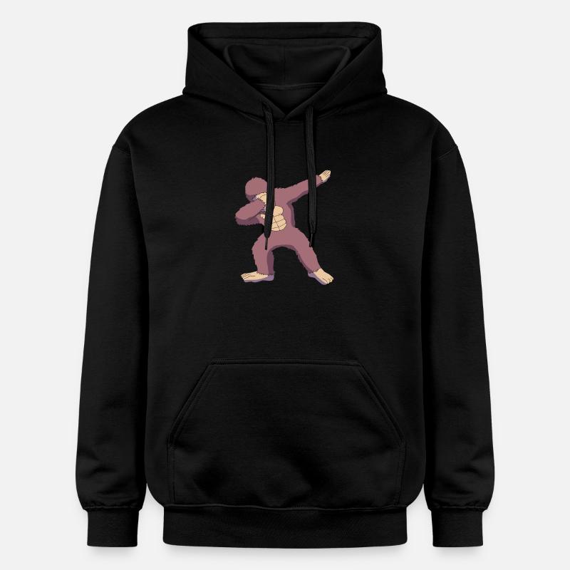 Gorille - Sweat à capuche Softstyle® Gildan Unisexe - noir