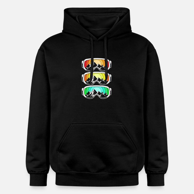 Séjour ski ski - Sweat à capuche Softstyle® Gildan Unisexe - noir