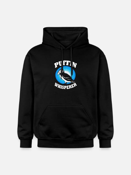 Papageientaucher Puffin - Gildan Unisex Softstyle® Midweight Hoodie - black