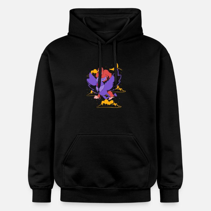 Papillon de nuit - Sweat à capuche Softstyle® Gildan Unisexe - noir
