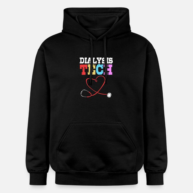 Technicien en dialyse - Sweat à capuche Softstyle® Gildan Unisexe - noir