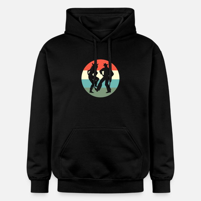 Danse carrée - Sweat à capuche Softstyle® Gildan Unisexe - noir