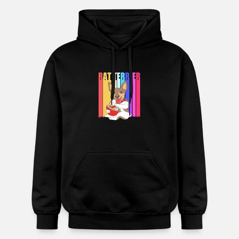 Rat Terrier - Sweat à capuche Softstyle® Gildan Unisexe - noir