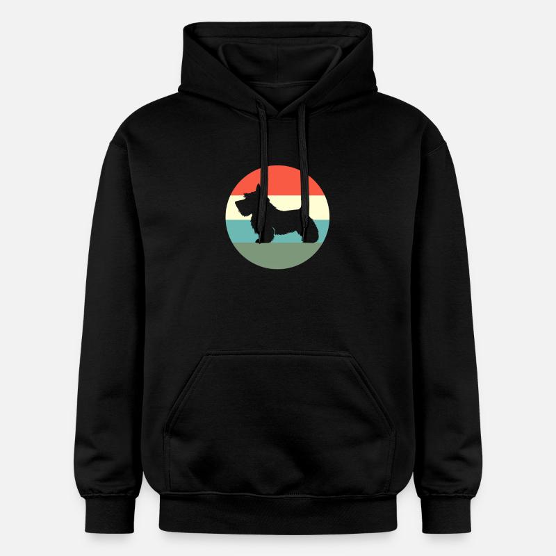 Terrier écossais - Sweat à capuche Softstyle® Gildan Unisexe - noir