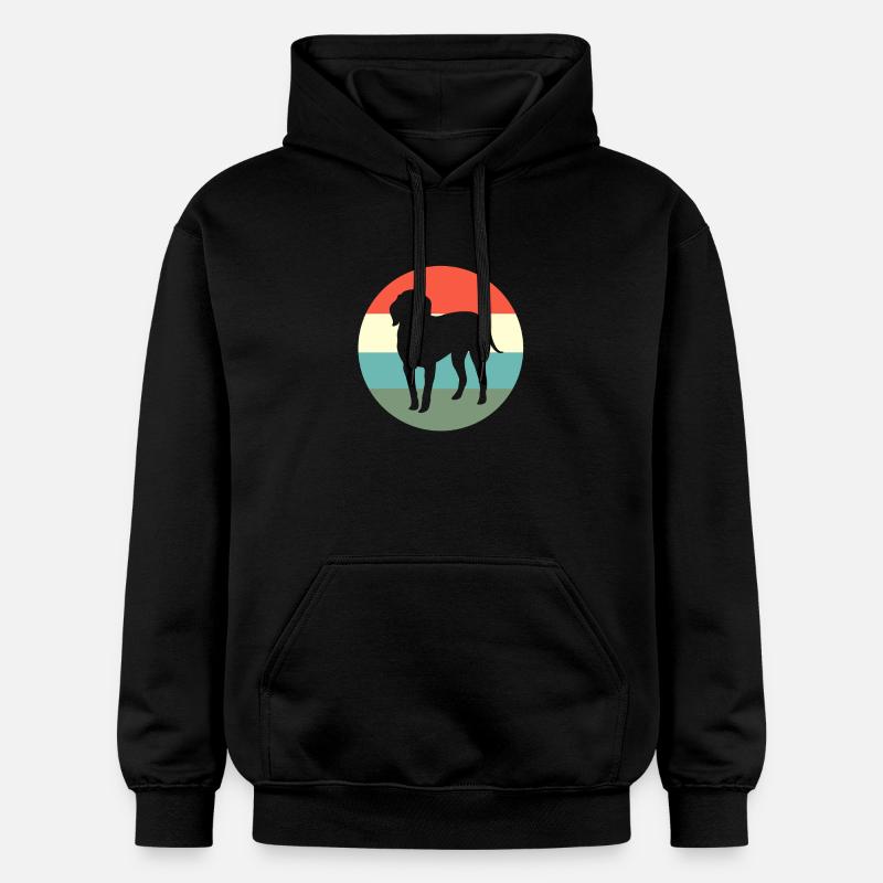 Redbone Coonhound - Sweat à capuche Softstyle® Gildan Unisexe - noir