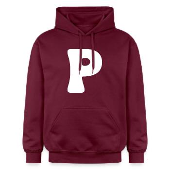 P - Gildan Unisex Softstyle® Midweight Hoodie - Maroon - Vorne - Liana (172cm) & Jaron (178cm)