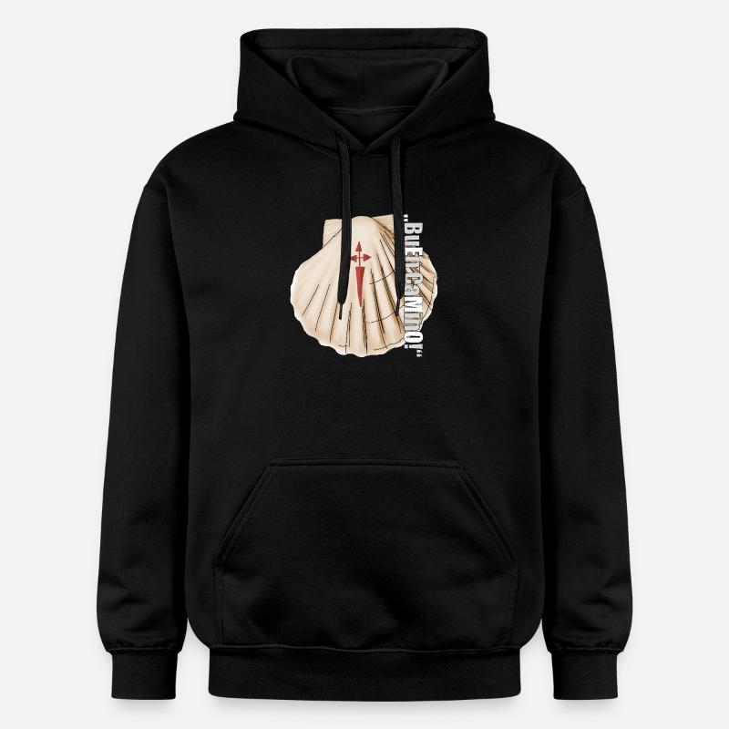 Coquille Saint-Jacques - Sweat à capuche Softstyle® Gildan Unisexe - noir