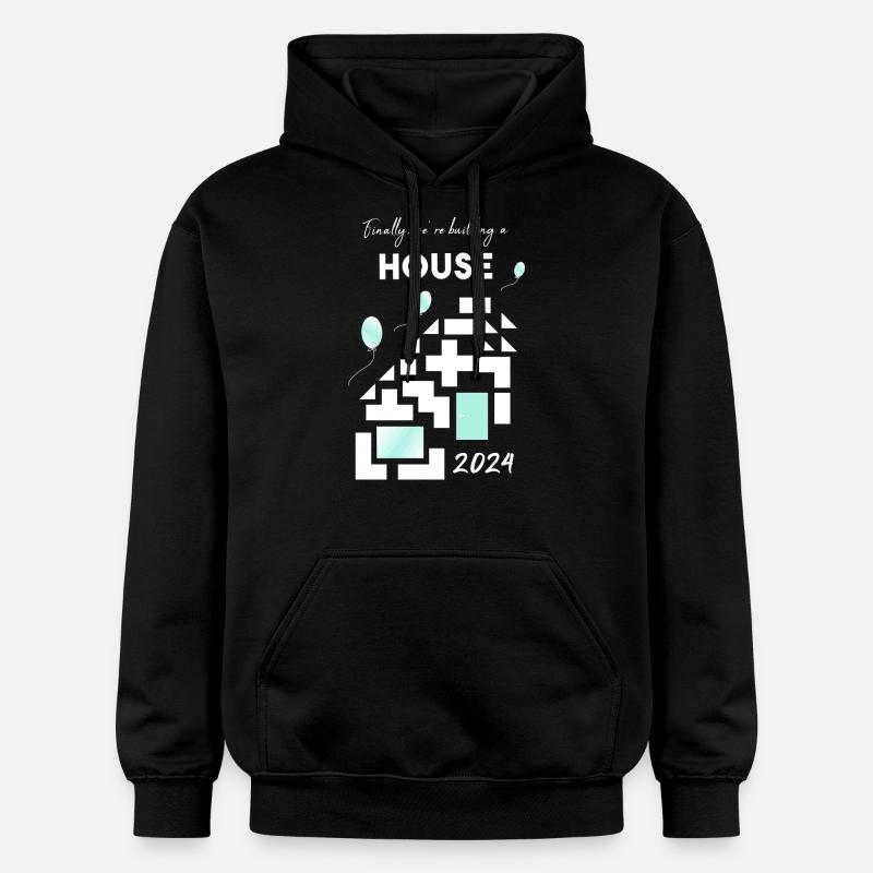 Construire une maison maison - Sweat à capuche Softstyle® Gildan Unisexe - noir