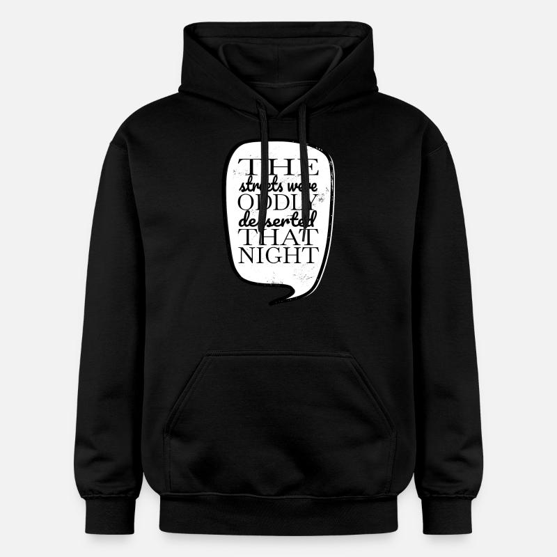 Écriture créative Drôle Citation drôle - Sweat à capuche Softstyle® Gildan Unisexe - noir