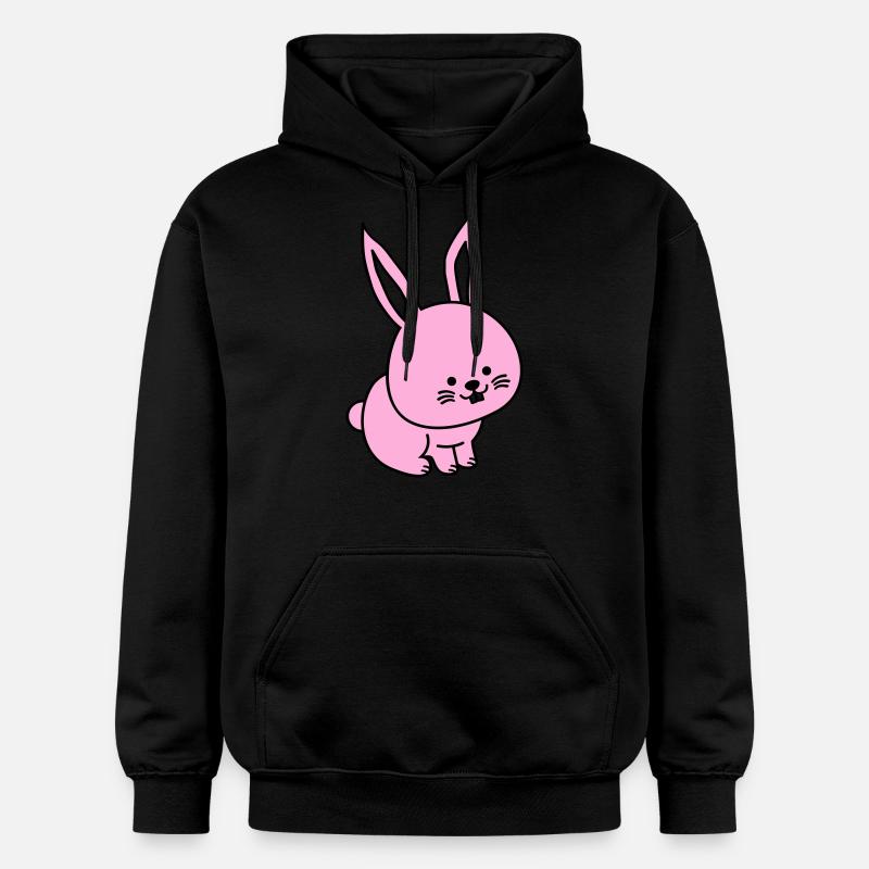 lièvre - Sweat à capuche Softstyle® Gildan Unisexe - noir