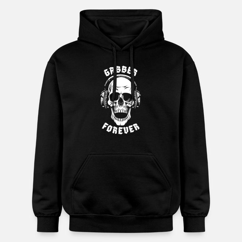 GABBER FOREVER - Sweat à capuche Softstyle® Gildan Unisexe - noir