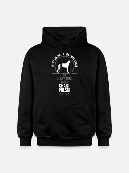 CHARTER POLSKI Guardian Angel Wilsigns - Gildan Unisex Softstyle® Midweight Hoodie - black
