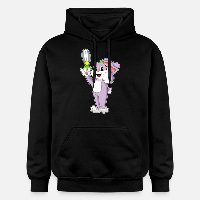 Ciseaux de coiffeur lapin - Sweat à capuche Softstyle® Gildan Unisexe - noir