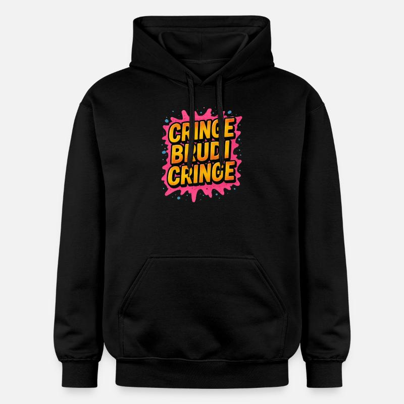 Brudi Jeunesse Langue Graffiti Cool - Sweat à capuche Softstyle® Gildan Unisexe - noir