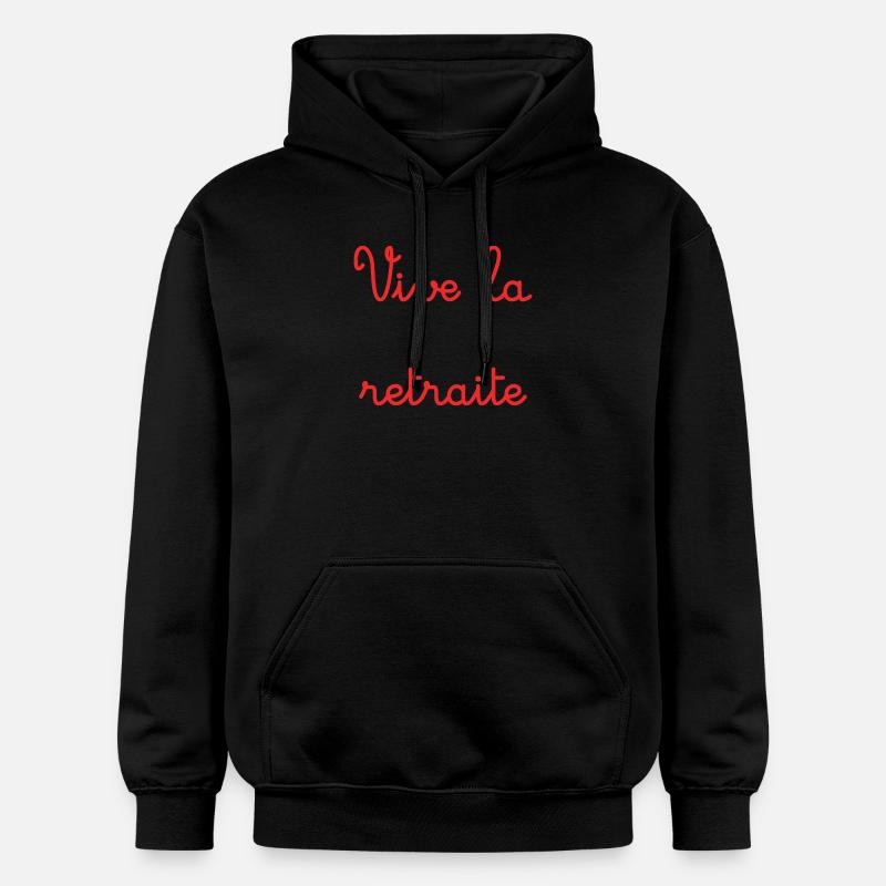 RETRAITE. RETRAITE. RETRAITEE. RETRAITE - Sweat à capuche Softstyle® Gildan Unisexe - noir