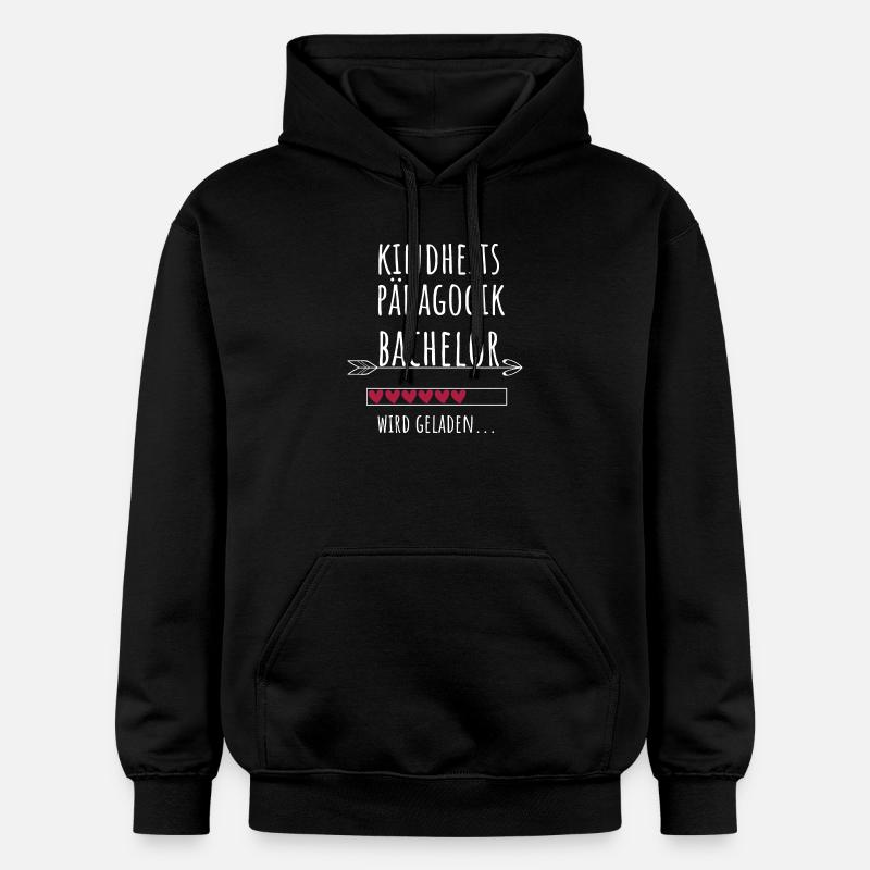 Kindheitspädagogik Bachelor Studium Geschenk - Gildan Unisex Softstyle® Midweight Hoodie - Schwarz