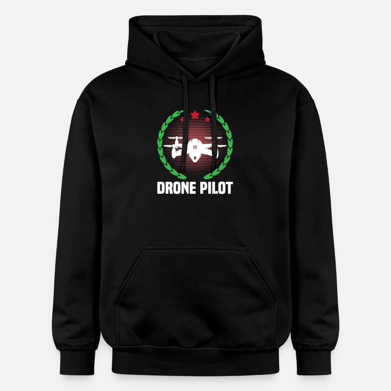 Pilote de drone - Sweat à capuche Softstyle® Gildan Unisexe - noir