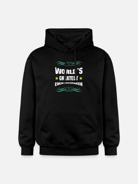 World's Greatest Event Manager - Gildan Unisex Softstyle® Midweight Hoodie - black