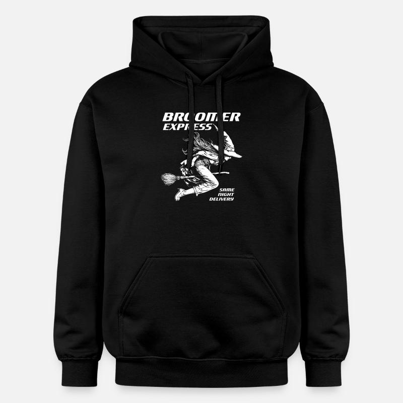 Sorcière Express White Design - Sweat à capuche Softstyle® Gildan Unisexe - noir