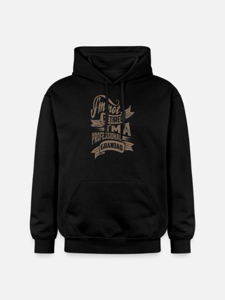 Professional Grandad. T-shirt for Him! - Gildan Unisex Softstyle® Midweight Hoodie - black