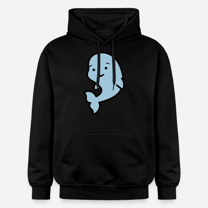 suesser_delfin_02 - Sweat à capuche Softstyle® Gildan Unisexe - noir