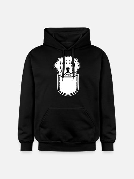 Golden Retriever - Gildan Unisex Softstyle® Midweight Hoodie - Schwarz