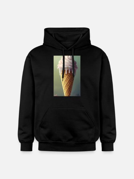 Glace - Sweat à capuche Softstyle® Gildan Unisexe - noir