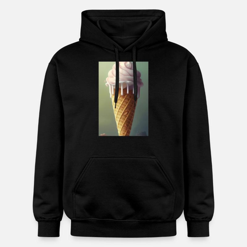 Glace - Sweat à capuche Softstyle® Gildan Unisexe - noir