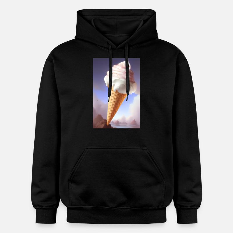 Glace - Sweat à capuche Softstyle® Gildan Unisexe - noir