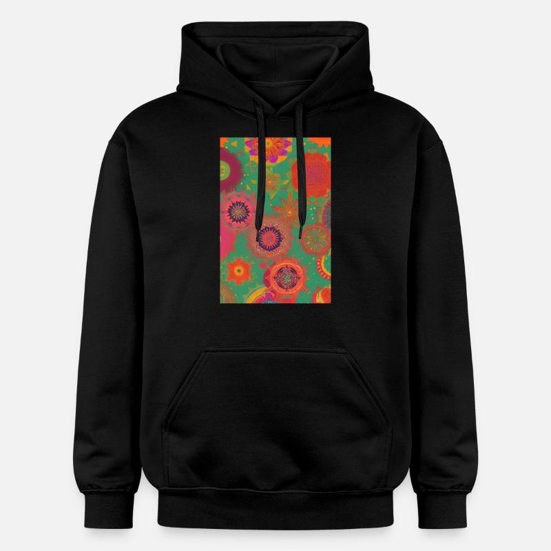 Modèle rétro - Sweat à capuche Softstyle® Gildan Unisexe - noir