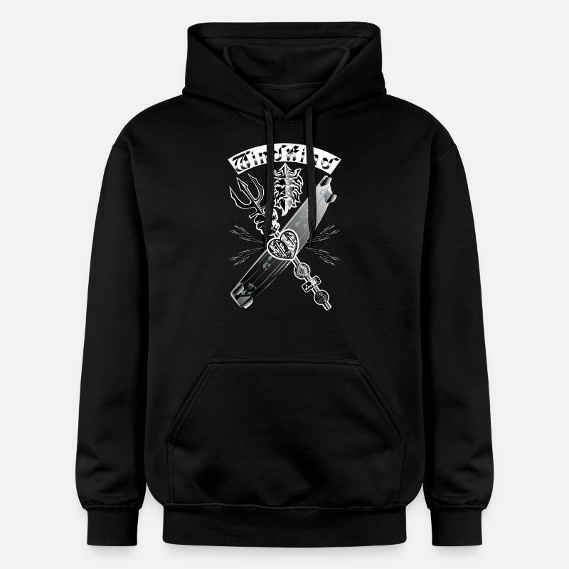 Dieu du kitesurf - Sweat à capuche Softstyle® Gildan Unisexe - noir