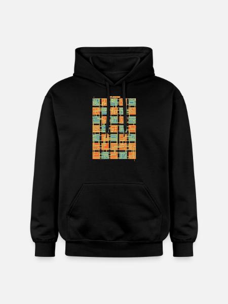 Laby-Square - Gildan Unisex Softstyle® Midweight Hoodie - black