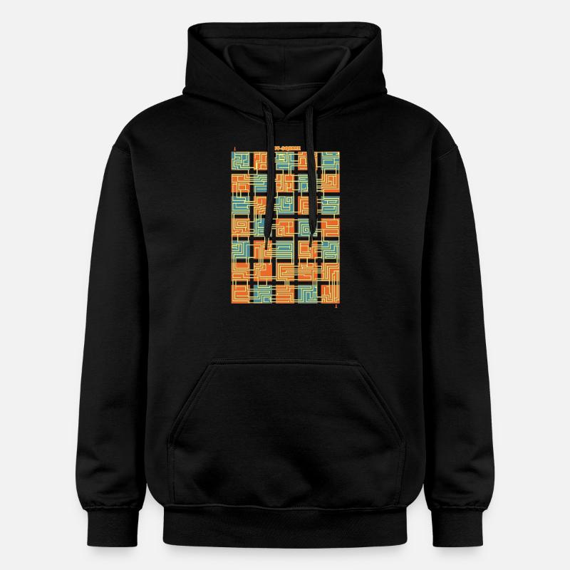 Laby-Square - Sweat à capuche Softstyle® Gildan Unisexe - noir