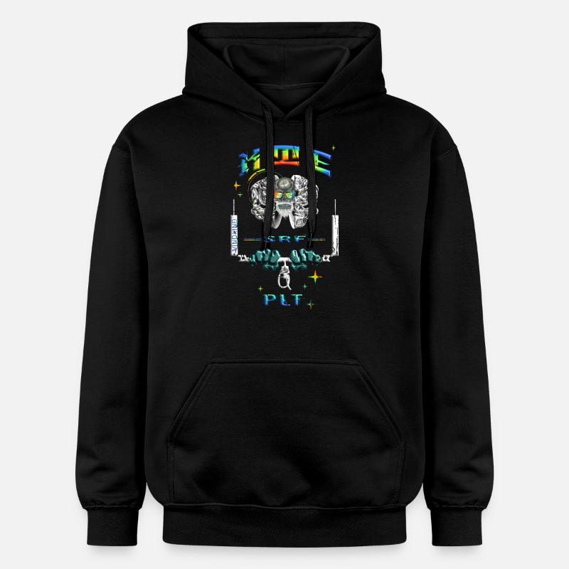 Pilote de kitesurf - Sweat à capuche Softstyle® Gildan Unisexe - noir