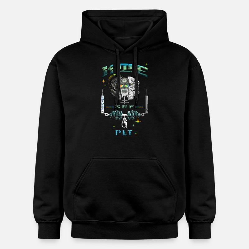Pilote de kitesurf - Sweat à capuche Softstyle® Gildan Unisexe - noir