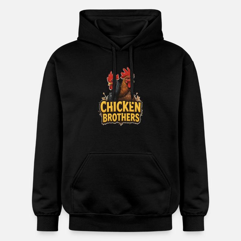 Chicken Brothers 342305 - Sweat à capuche Softstyle® Gildan Unisexe - noir