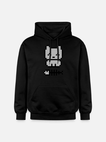 pixelkitten - Gildan Unisex Softstyle® Midweight Hoodie - Schwarz