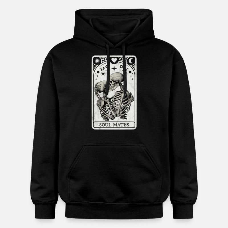 Âmes sœurs Tarot - Sweat à capuche Softstyle® Gildan Unisexe - noir