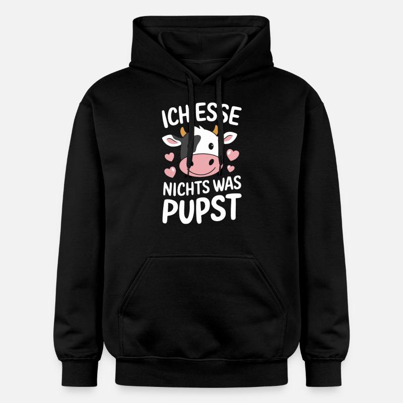 Végétarien Végétalien Végétarien Végétarien - Sweat à capuche Softstyle® Gildan Unisexe - noir