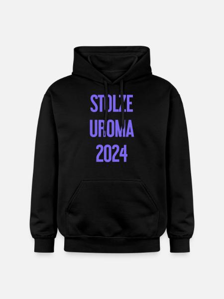 Proud great-grandma 2024 - Gildan Unisex Softstyle® Midweight Hoodie - black
